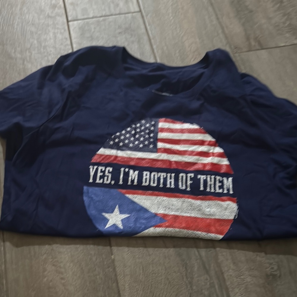Kids Patriotic Graphic T-Shirt - Blue